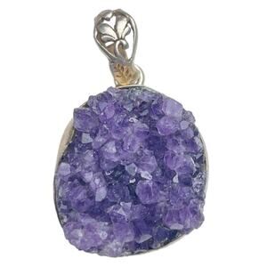 Amethyst Pendant Sterling Silver